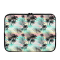 Pastel Palm Tree Pattern Print Laptop Sleeve