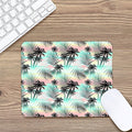 Pastel Palm Tree Pattern Print Mouse Pad