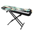 Pastel Palm Tree Pattern Print Piano Keyboard Cover