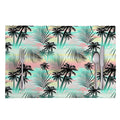 Pastel Palm Tree Pattern Print Placemat
