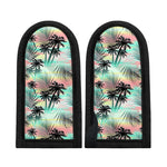 Pastel Palm Tree Pattern Print Skillet Handle Cover