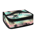 Pastel Palm Tree Pattern Print Small Lunch Bag