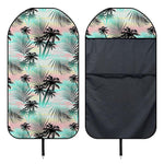 Pastel Palm Tree Pattern Print Waterproof Car Seat Cover