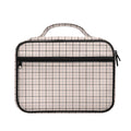 Pastel Pink And Black Tattersall Print Briefcase Bible Bag