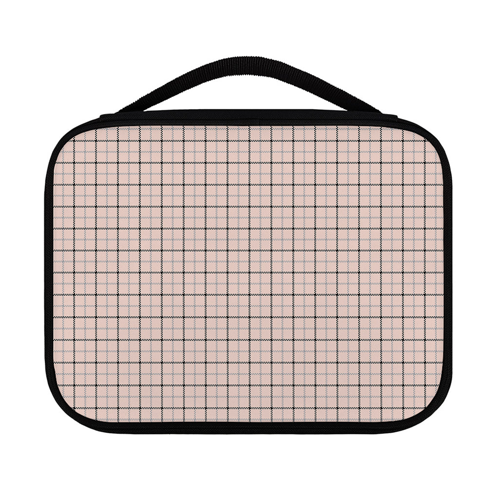 Pastel Pink And Black Tattersall Print Classic Bible Case