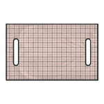 Pastel Pink And Black Tattersall Print Golf Cart Seat Cover