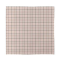 Pastel Pink And Black Tattersall Print Silk Bandana