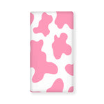 Pastel Pink And White Cow Print Baby Crib Sheet