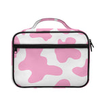 Pastel Pink And White Cow Print Briefcase Bible Bag