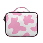 Pastel Pink And White Cow Print Briefcase Bible Bag
