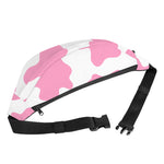 Pastel Pink And White Cow Print Fanny Pack