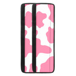 Pastel Pink And White Cow Print Refrigerator Handle Covers