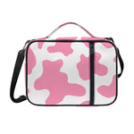Pastel Pink And White Cow Print Shoulder Strap Bible Bag