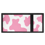 Pastel Pink And White Cow Print Trifold Wallet