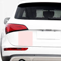 Pastel Pink And White Houndstooth Print Car Sticker