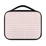 Pastel Pink And White Houndstooth Print Classic Bible Case