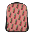 Pastel Pink Pineapple Pattern Print Casual Backpack