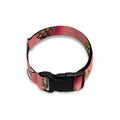 Pastel Pink Pineapple Pattern Print Dog Collar