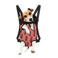 Pastel Pink Pineapple Pattern Print Pet Carrier Backpack
