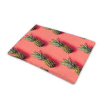 Pastel Pink Pineapple Pattern Print Pet Cooling Mat Cover
