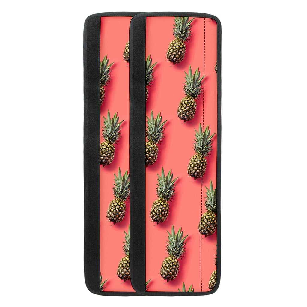 Pastel Pink Pineapple Pattern Print Refrigerator Handle Covers