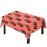 Pastel Pink Pineapple Pattern Print Tablecloth