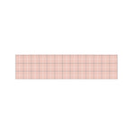 Pastel Pink Tattersall Pattern Print Bed Runner