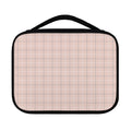 Pastel Pink Tattersall Pattern Print Classic Bible Case