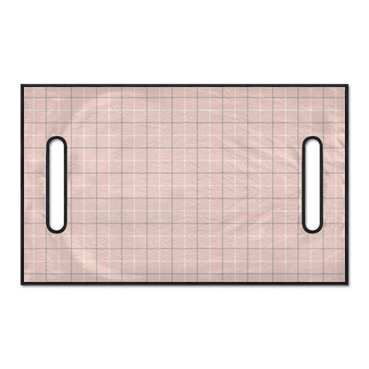 Pastel Pink Tattersall Pattern Print Golf Cart Seat Cover