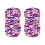 Pastel Purple Camouflage Print Bar Stool Covers