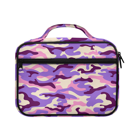 Pastel Purple Camouflage Print Briefcase Bible Bag