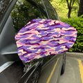 Pastel Purple Camouflage Print Car Side Mirror Covers