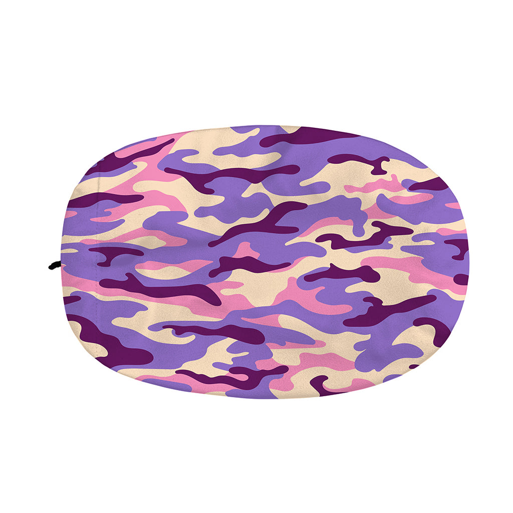 Pastel Purple Camouflage Print Car Side Mirror Covers