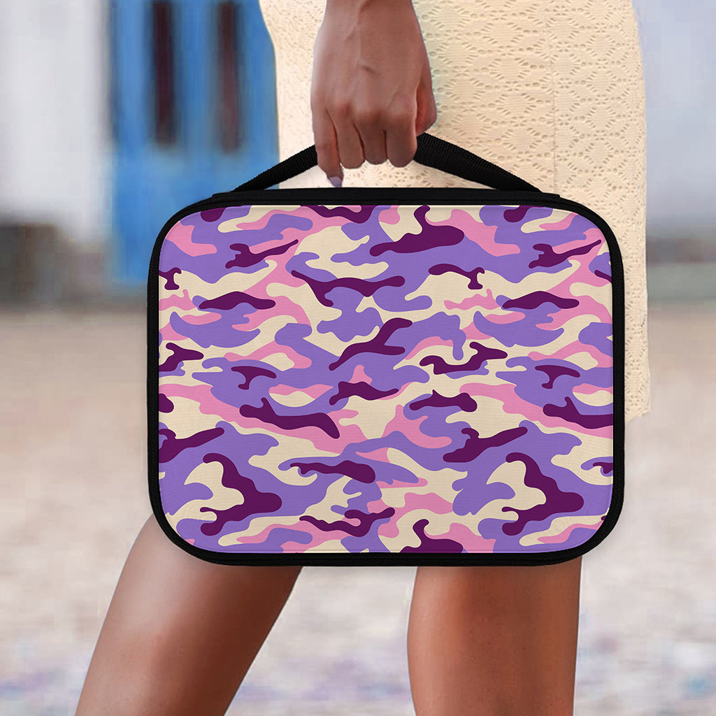 Pastel Purple Camouflage Print Classic Bible Case