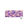Pastel Purple Camouflage Print Extended Mouse Pad
