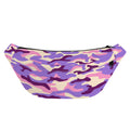 Pastel Purple Camouflage Print Fanny Pack