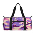Pastel Purple Camouflage Print Gym Bag