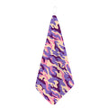 Pastel Purple Camouflage Print Hand Towel