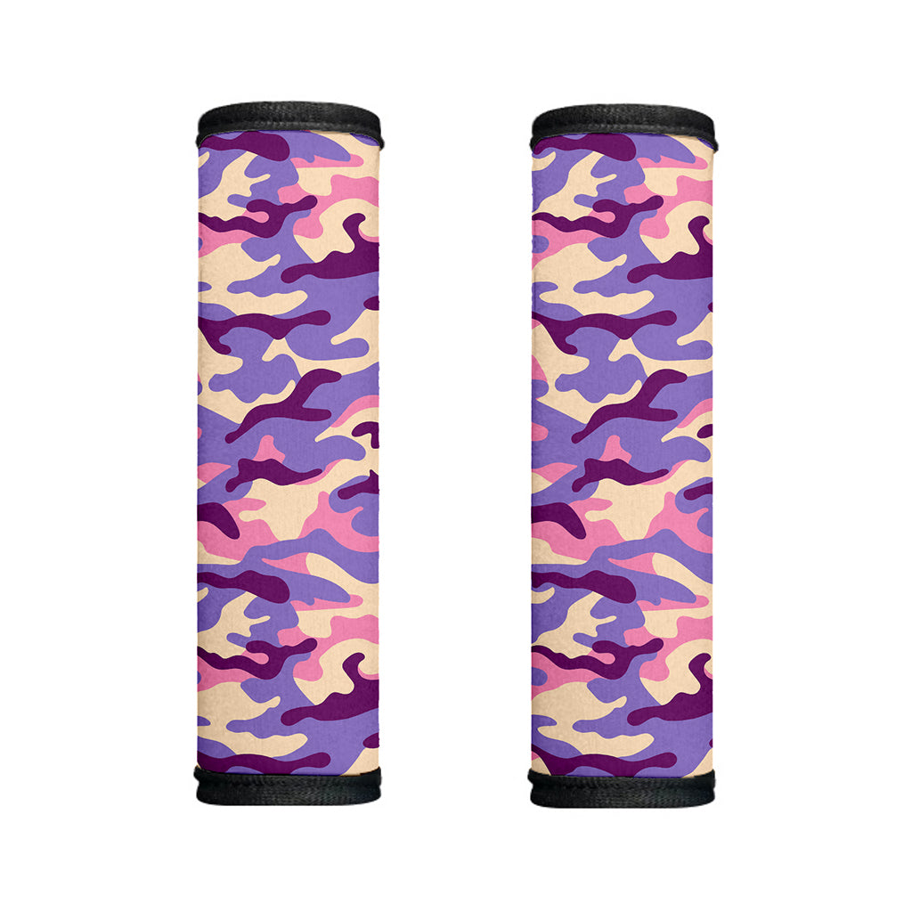 Pastel Purple Camouflage Print Handle Covers