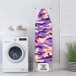 Pastel Purple Camouflage Print Ironing Board Cover