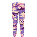 Pastel Purple Camouflage Print Men's Leggings