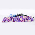 Pastel Purple Camouflage Print Sports Towel