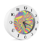 Pastel Rave Print Alarm Clock
