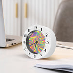 Pastel Rave Print Alarm Clock