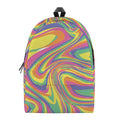 Pastel Rave Print School Backpack