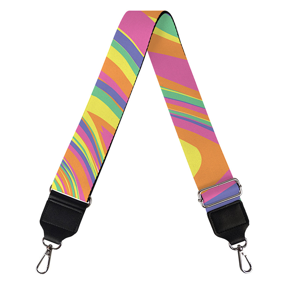 Pastel Rave Print Bag Strap