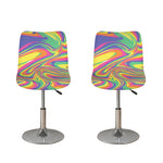 Pastel Rave Print Bar Stool Covers