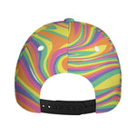 Pastel Rave Print Baseball Cap