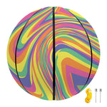 Pastel Rave Print Basketball