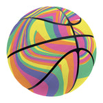 Pastel Rave Print Basketball